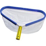 Bleu �puisettes de piscine, epuisette aquarium, �puisette de surface pour piscine, filet de nettoyage ...