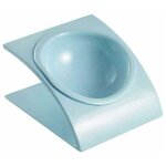 Bleu porte - gamelle sur�lev�e pet gamelles inclin� pour chien et chat gamelles chien chat m�lamine avec ...