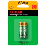 Blister de 2 piles rechargeables lr03 650mah ni - mh kodak