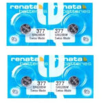 Blister de 4 pile renata 377 sr626sw -