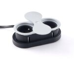 Bloc 1 prise 16a et usb - a eight affleurant � encastrer blanc 034b msa france