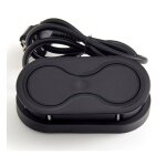 Msa france - bloc 2 prises noir ip44 affleurant a encastrer plan travail 033n - ip