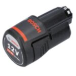 Bloc d accus 12v, 2, 5ah, li gba pour visseuse sans fil gtb 12v - 11 et autres modeles bosch - 1607a35049 ...
