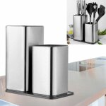 Bloc de couteaux sans couteau bloc de couteaux 2 en 1 porte - couteaux support de rangement porte - couteaux ...