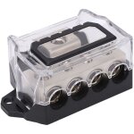 Bloc de distribution d'�nergie, calibre 0 � 4, r�partiteur de fil de terre, distributeur audio pour voitures ...