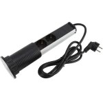 Bloc escamotable encastrable 3 prises 2 usb plan de travail cuisine bureau