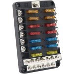 Blocs fusible lame , porte fusible voiture , bote fusibles voiture 12 voies avec indicateur de bus ngatif ...