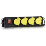 Bloc multiprise 4 entr�es �tanche 1. 5m avec interrupteur - franelec