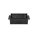 Yzmrbdqc - bloc multiprise escamotable pour encastrer au bureau, bloc multiprise plan de travail (prise ...