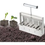 Bloqueur de sol manuel, 2 pouces outil de blocage de sol pour fabricant de blocs de sol avec poigne ...