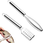 Bluedeer - 2 pices grattoir  couteau  poisson enlever les cailles de poisson cailleur de poisson ...