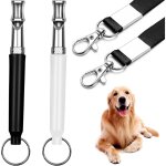 Bluedeer - lot de 2 sifflets pour chien - pour arrter les aboiements du chien voisin, sifflets rglables ...