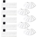 5 bonnettes pour buse de sol en microfibre + 5 chiffons pour buse  main accessoire lavables compatibles ...
