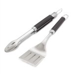 Kit d'accessoires pour barbecue 2 pices, pinces pour barbecue, spatule et fourchette, set d'ustensiles ...