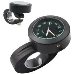 Montre tanche pour horloge digitale guidon de moto montre universelle pour guidon de moto 7 / 8in - ...