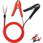 Bluedeer - pinces crocodiles de batterie de 1, 8 m  clipser avec cble d'extension quick splice crimp ...