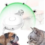 Ultrasonique anti - puces et anti - tiques pour animaux de compagnie pendentif  ultrasons contre les ...