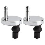 Kit de fixation pour sige de wc - avec vis et charnires - pour abattant de wc - en acier inoxydable ...