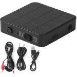 Bluetooth 5. 0 2 - en - 1 r�cepteur audio metteur musique st�r�o adaptateurs pour voiture tv pc