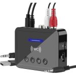 Bluetooth 5. 0 r�cepteur metteur fm st�r�o aux 3. 5mm jack rca sans fil nfc bluetooth audio adaptateur ...
