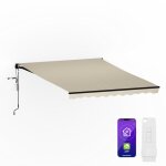 Cloudshade auvent - store aluminium intelligent, commande app et t�l�commande, protection uv 30 + & pluie, ...