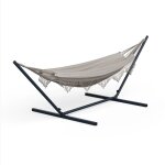 Outdoor - hamac - chaise avec support & coussin, capacit de charge 150 kg - hamac rsistant aux intempries ...