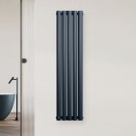 Blumfeldt radiateur mural - 620 w, acier poudr�, double couche, raccordement central �'', installation ...