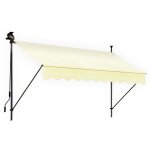 Blumie - store banne 250x150 cm avec éclairage led et manivelle Blumie - store banne 250x150 cm avec éclairage led et manivelle
