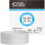 Nano cable - bobine 305m cble ftp cat6 cu rigide cu blinde