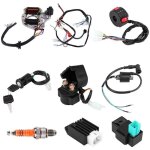 Bobine d'allumage, 50 70 90 110cc cdi faisceau de c�bles ensemble kit de c�blage atv d�marrage �lectrique ...