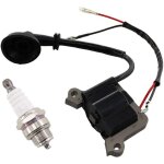 Bobine d'allumage avec bougie pour d�broussailleuse 2 temps 52cc 3 ch moteur 4 en 1 / 5 en 1 multitools ...