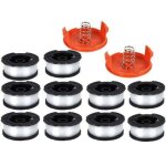 Bobine de coupe - bordure black & decker, bobine de coupe - bordure de 0, 2 cm (10 fils de coupe - bordure, ...