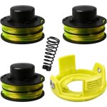 Bobine de fil de rechange pour dbroussailleuse ryobi rac118 rlt3525s (3 bobines + 1 capuchon) 1, 2 mm ...