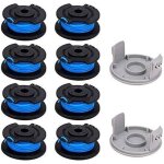 Bobines de rechange pour coupe - bordure, 10 paquets de ligne 0, 065 pouce, compatible ryobi