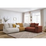 Canap� d'angle fixe modulable voltaire avec 2 chauffeuses 2 places, 1 angle et 1 chauffeuse 1 place angle ...