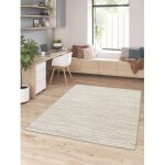 Bobochic - tapis tissage gobelin nilo uni 160x230 beige