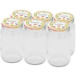 Bocaux le pratique 1. 5l 110 mm pack de 6 - le pratique