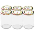 Bocaux le pratique 500 ml �82 mm pack de 6 - le pratique