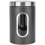 Bocal de conservation herm�tique en acier inoxydable de 1, 5 l pour fruits secs, caf� et th�, id�al pour ...