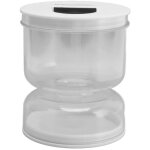 Bocal de sablier - - pot de cornichon - utilisation multiple - acc�s facile - compatible lave - vaisselle ...