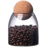 Bocaux de stockage en verre, bocal hermetique, pot en verre borosilicat�, bocaux epices, avec bouchon ...