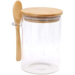 Bocaux en verre, bocaux de conservation alimentaire, bocaux en verre herm�tiques avec couvercles et cuill�res, ...