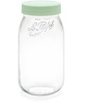 Bocal en verre avec couvercle 2l, le parfait