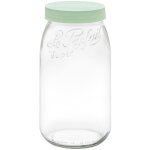 Bocal en verre avec couvercle 3l, le parfait