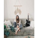 Boh�me macram� deco macram� plume tenture murale macrame decoration murale pour chambre salon dortoir ...