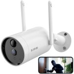 Boifun 2k wifi batterie sans fil cam�ra de s�curit� ext�rieure avec d�tection d'ia, syst�me de cam�ra ...
