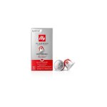 Boite de 10 capsules caf� illy torrefaction classique 8908 argent et rouge