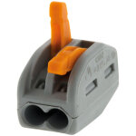 Bo�te de 100 bornes 2 entr�es s�rie 222 - wago