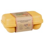 Bo�te 6 oeufs coquille - jaune