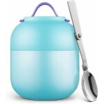 Fei yu - boîtes alimentaires isothermes, thermos étanche portable 500 ml avec cuillère pliante en acier ... Fei yu - boîtes alimentaires isothermes, thermos étanche portable 500 ml avec cuillère pliante en acier ...